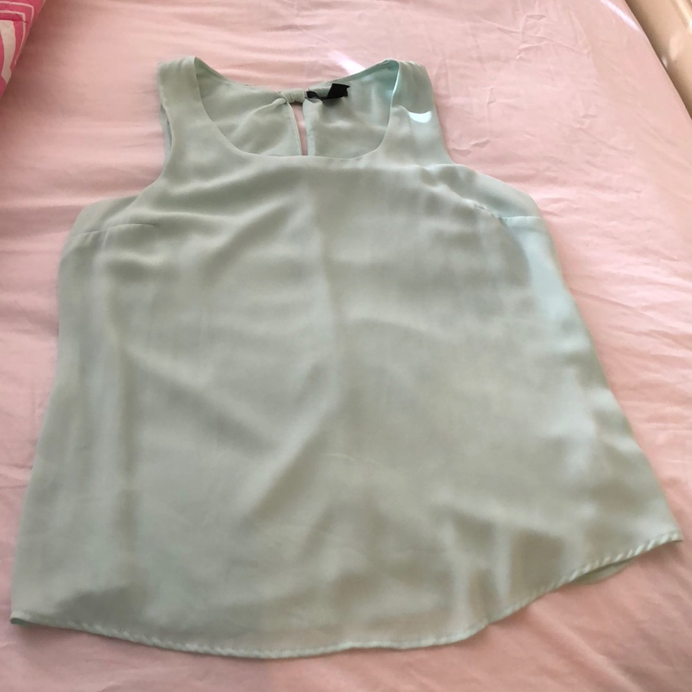 Forever21 mint bow top
